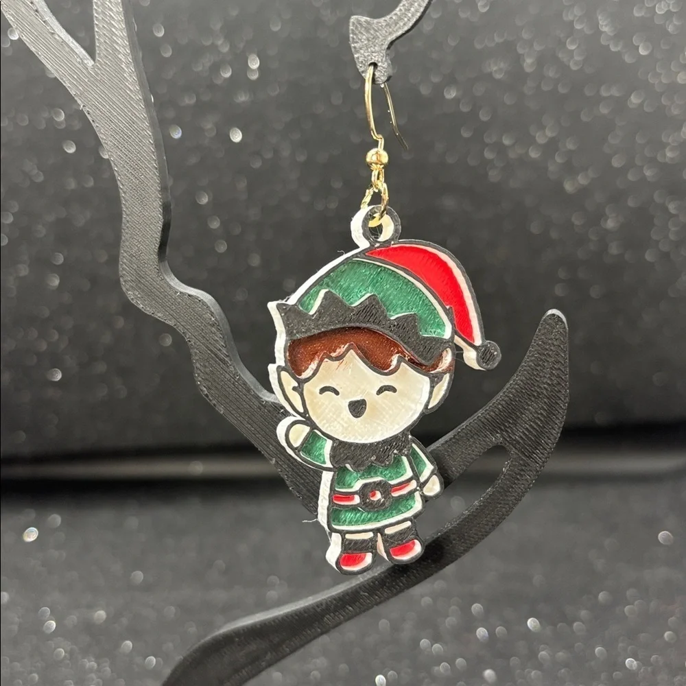 Adorable Christmas Elf Earrings